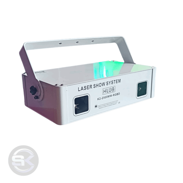Laser Holográfico 3D 2 saídas RGB 2.5w - K2-2500