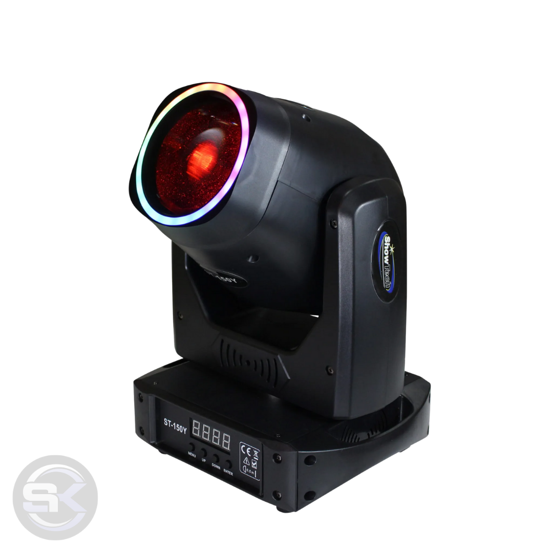 Moving Beam 150 w com borda St-150Y case c/ 4 unidades