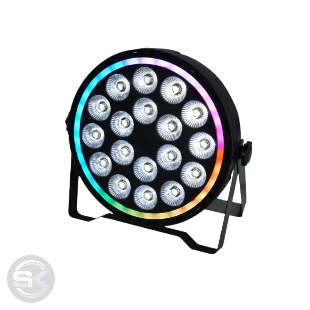 Par Led 18 RGBW+ Borda ST 184N1YY caixa c/ 20 unidades - Imagem 2