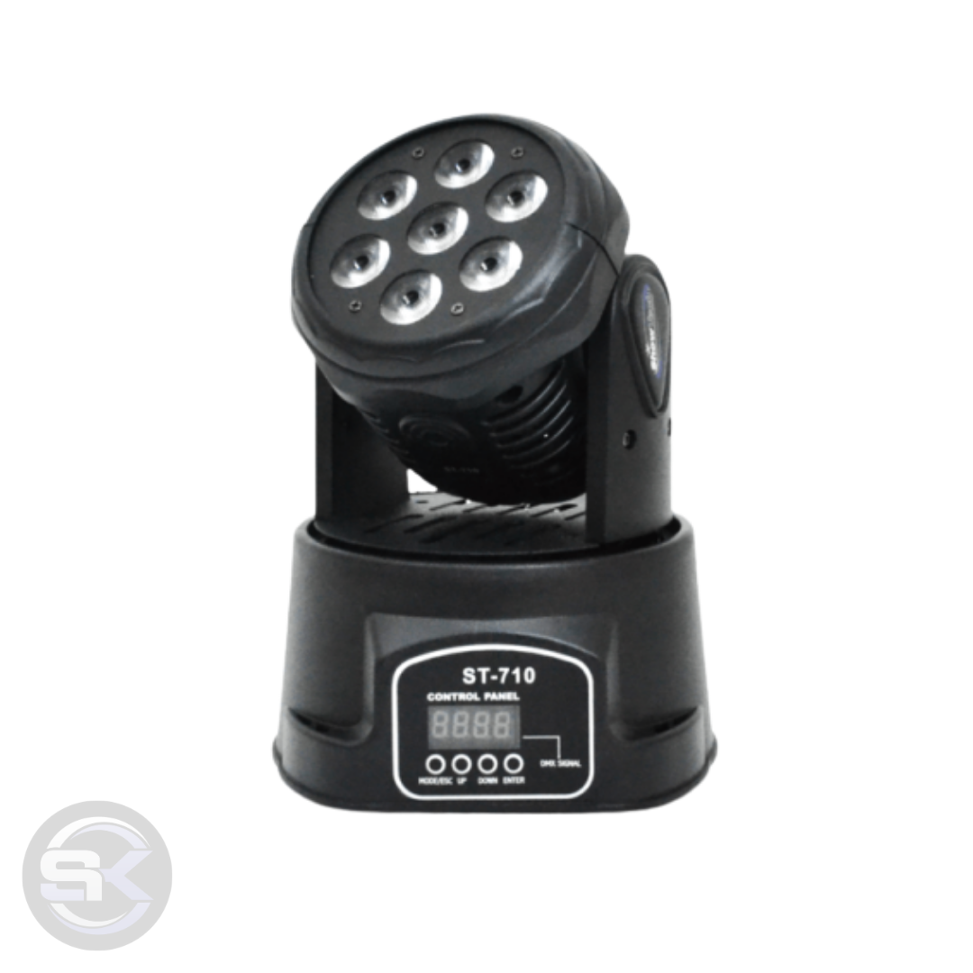 Moving 7 led RGBW ST-710 caixa c/ 6 unidades