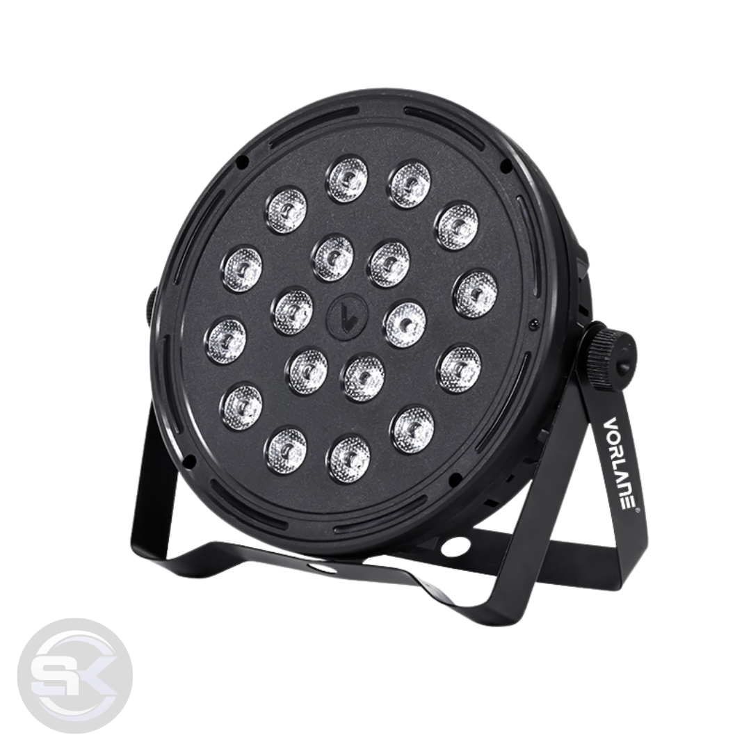 Mini Par Led 18 3N1 RGBcaixa c/ 30 unidades