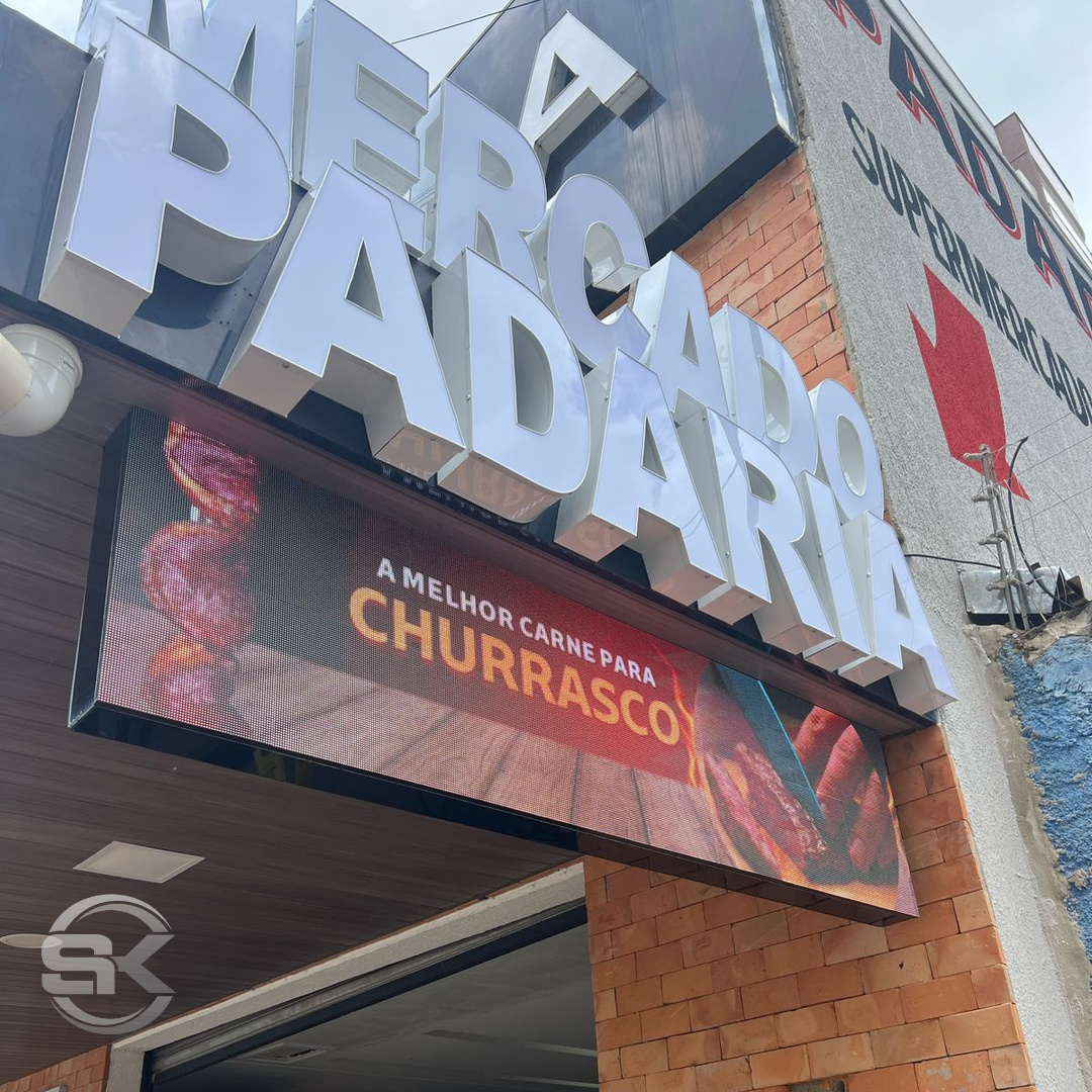 Painel Duo Led p3 Outdoor 64x160