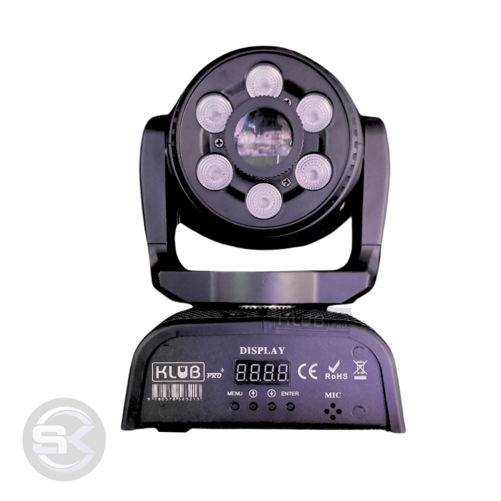 MINI MOVING HEAD 2EM1 WASH E SPOT 60W - Imagem 2