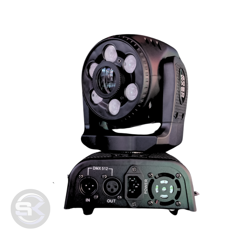 MINI MOVING HEAD 2EM1 WASH E SPOT 60W