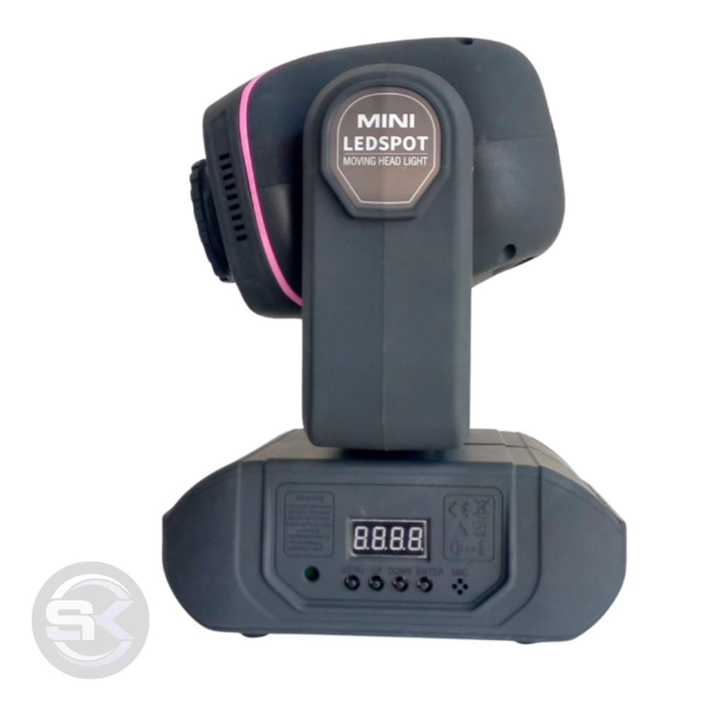 Mini Moving Spot led com fita 40w com Borda - Imagem 4