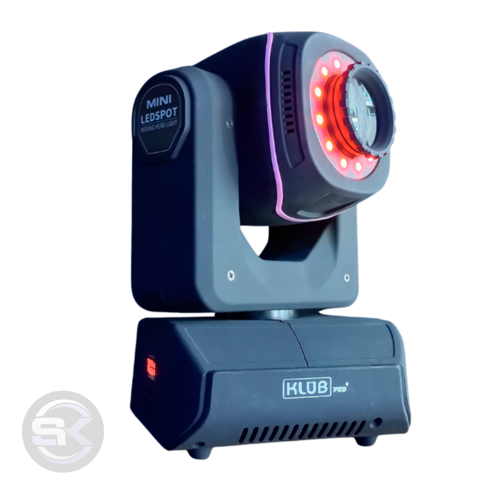 Mini Moving Spot led com fita 40w com Borda