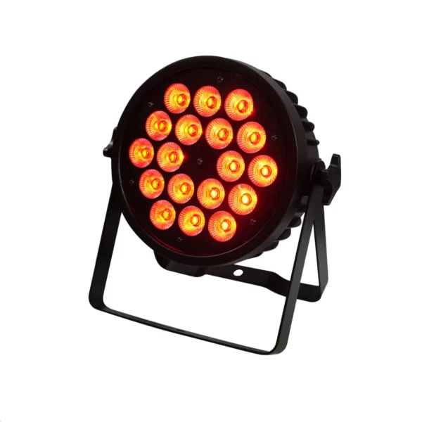REFLETOR 18 LEDS 18W RGBWA+UV ALUMÍNIO / ST-Z186N1*6