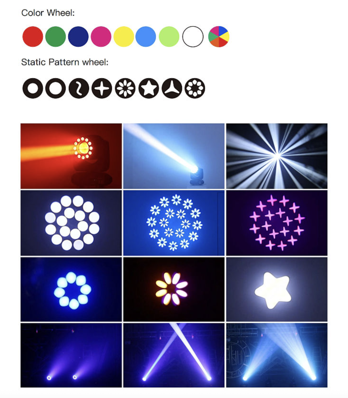 4 Moving Head Mini Wash 120W