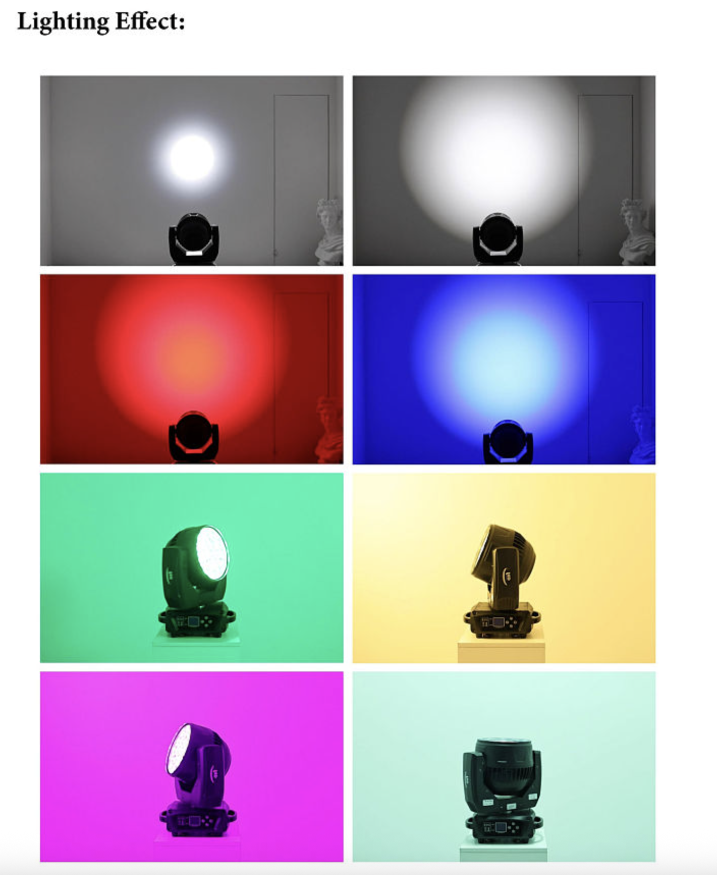 Moving Mac Aura 19x15W RGBW 