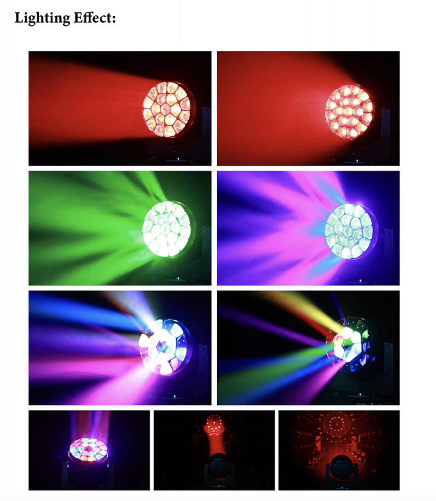 Moving Mac Aura Beye 19x40W RGBW