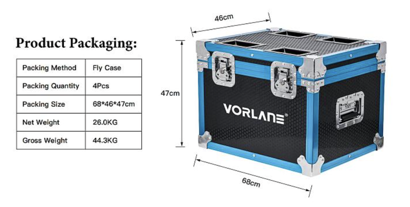 Moving Mac Aura 7x40W RGBW Com Borda