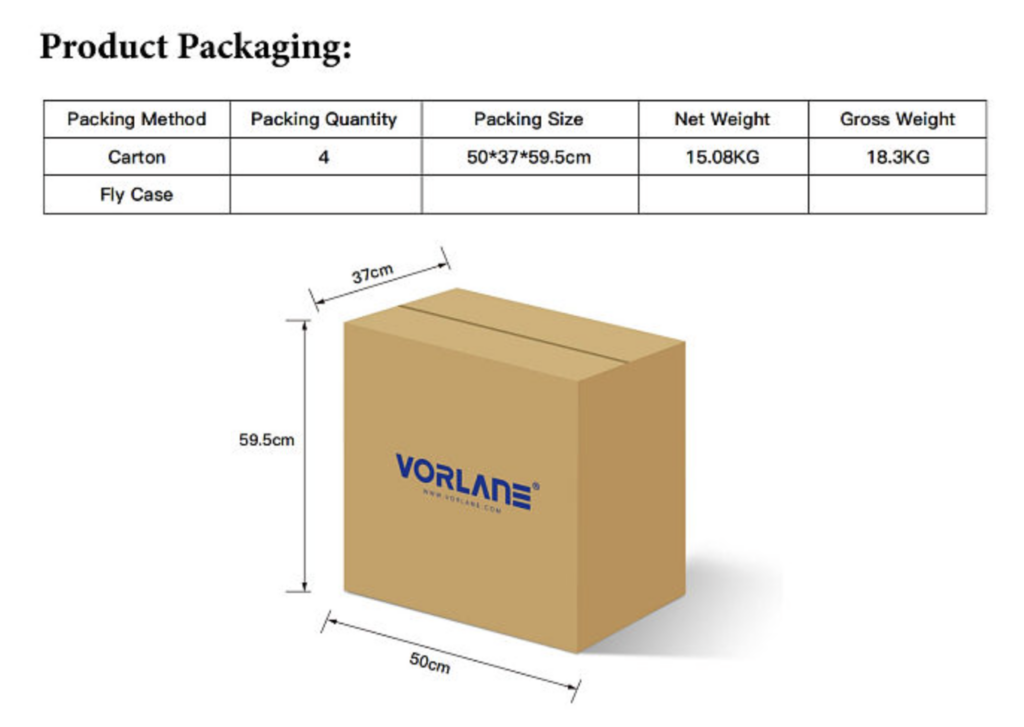 Kit 4 Moving Mini Abismo 120W