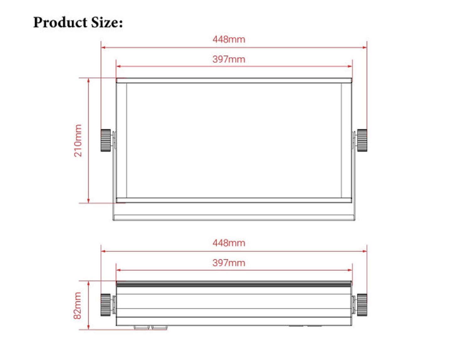 Kit 4 Estrobo RGBW sem Case