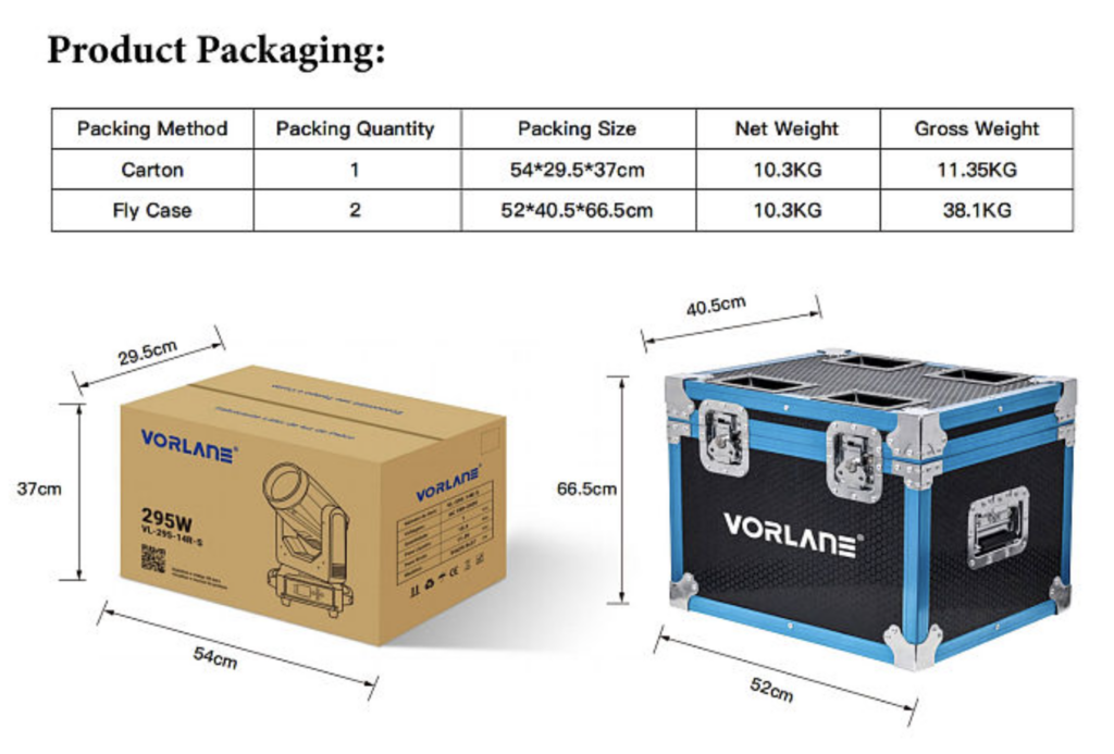 Moving Head Beam 14R Sem Borda Case Duplo
