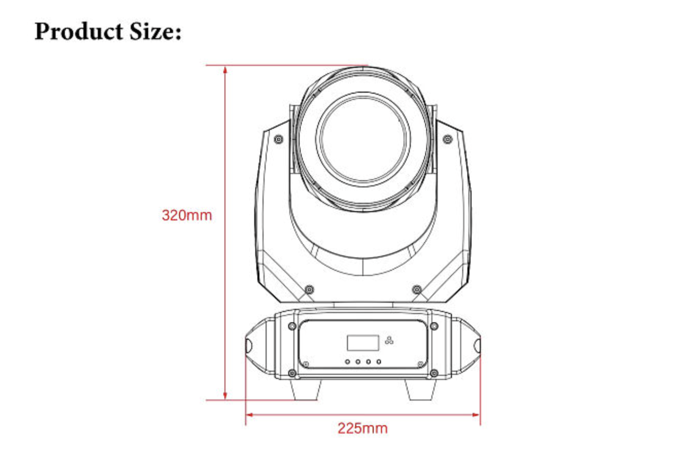 Kit 4 Moving Mini Abismo 120W