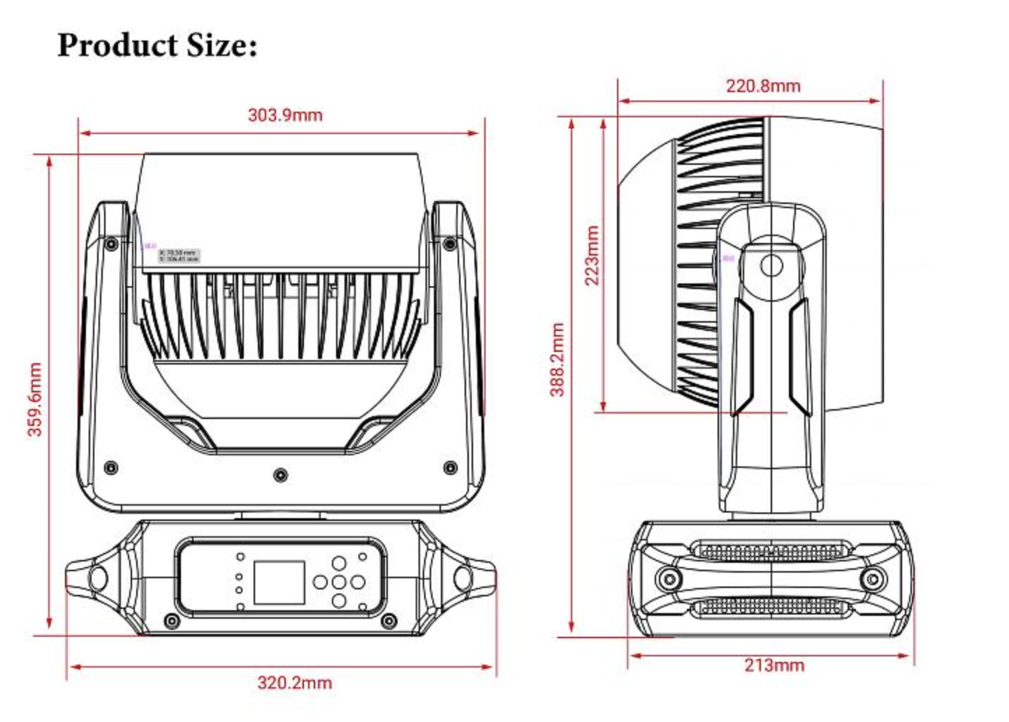 Moving Mac Aura 19x15W RGBW Com Borda