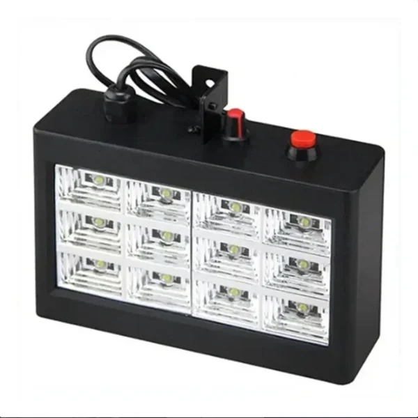 STROBO RÍTMICO 12 LEDS RGB / ST-12RGB