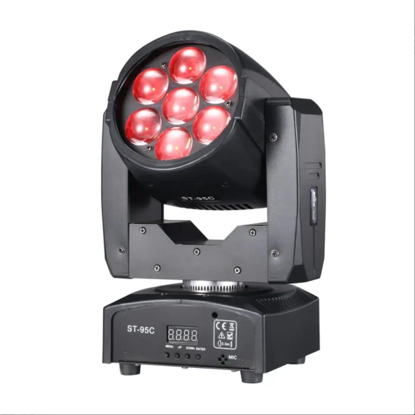 MOVING WASH ZOOM 7 QUADRILEDS 15W RGBW / ST-95C